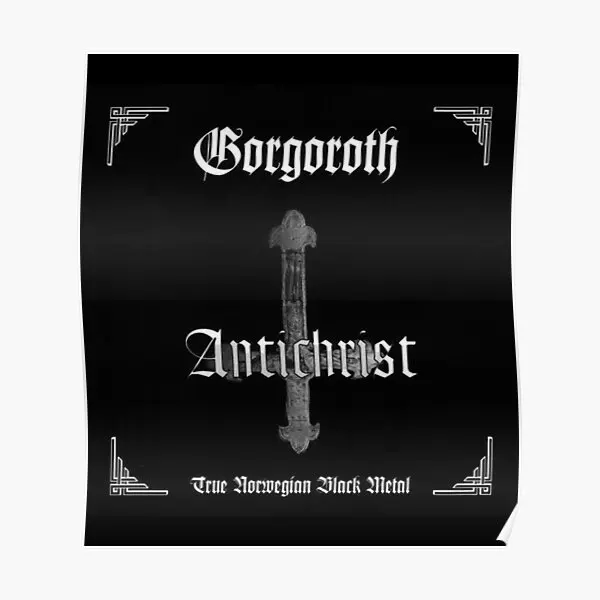 Gorgoroth Black Metal Metal Gift Brutal  Poster Modern Wall Home Room Funny Print Vintage Decoration Painting Mural No Frame