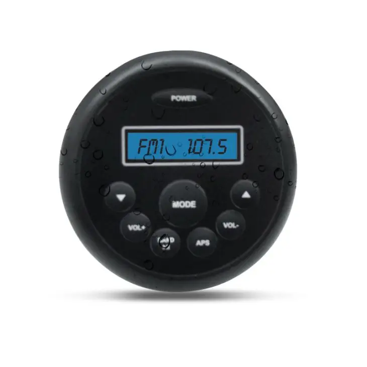 

Waterproof Stereo Mp3 Player BT For Spa Hot Motorcycle Marine Radio H-811