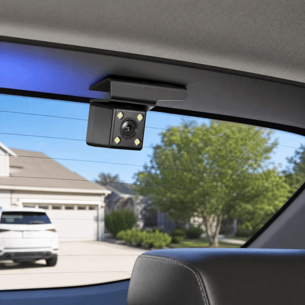Portable Stainless Steel Dash Cam Mount Versatile Universal Rear Window Mount Easy Installation Dash Cam Bracket Car