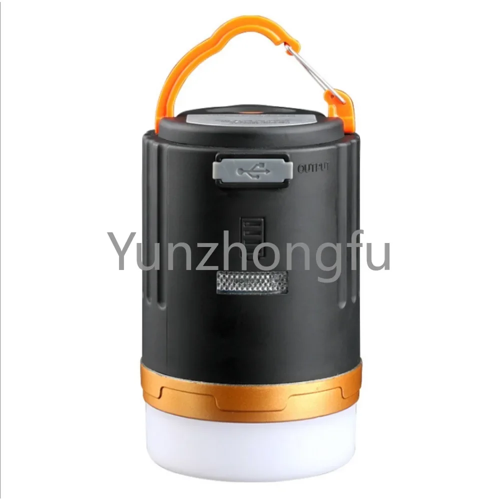 Portable emergency led camping lights with magnet rechargeable outdoor 75 80 ABS solar light cell phone charger