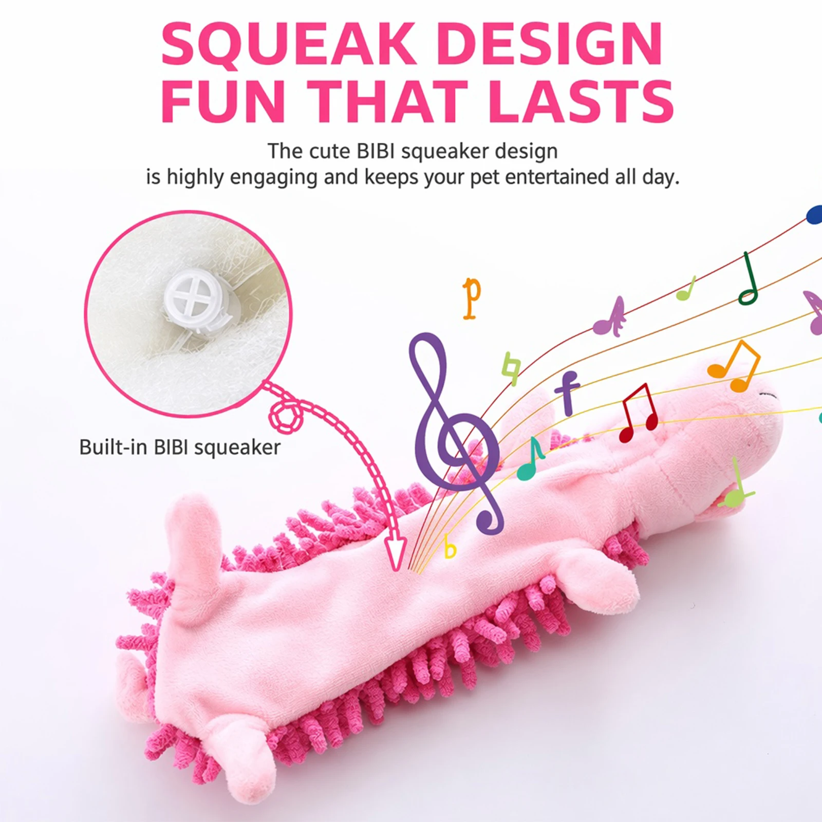 Interactive Squeaky Plush Dog Toy - Pluszowa zabawka dla psa w kształcie