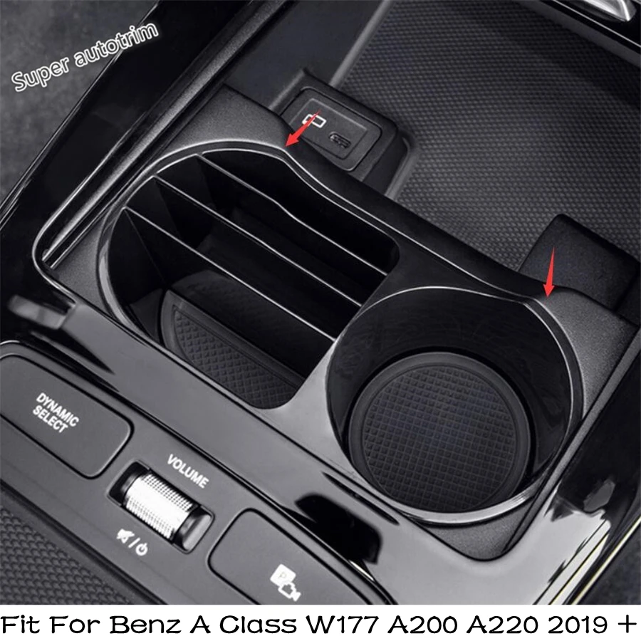 

Central Control Front Water Cup Holder Panel Storage Box Container Tray Accessories For Benz A Class W177 A200 A220 2019 - 2024