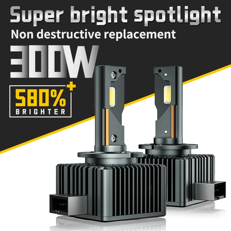 

TCYATO D1S D3S LED car headlamp 6000K Canbus D2S D2R D4S D4R D5S lamp 30000LM 12V kit