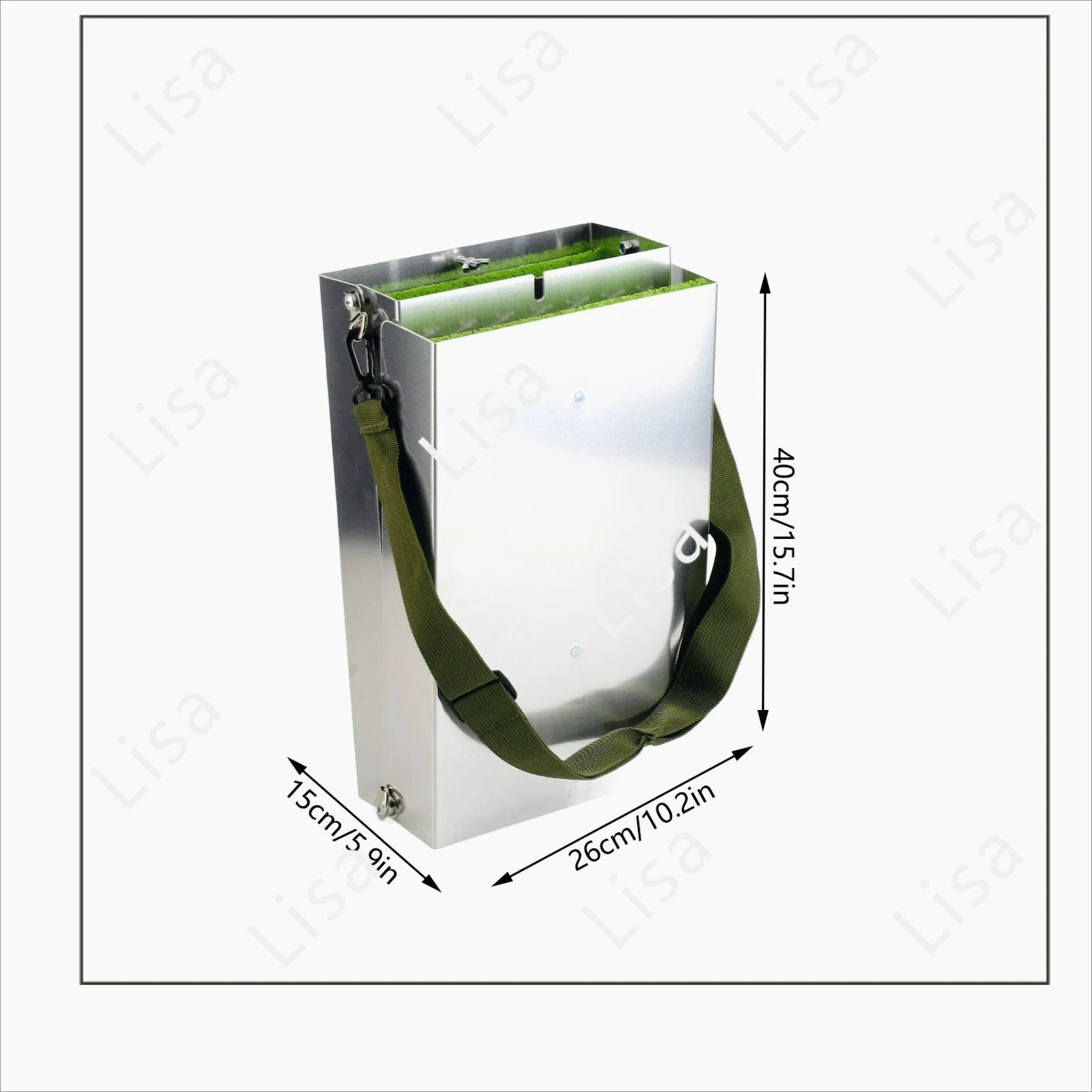 Gold Panning Tool Portable Sluice Box Foldable Design  Structure Lightweight Easy To Carry for Mining for Rivers Streams