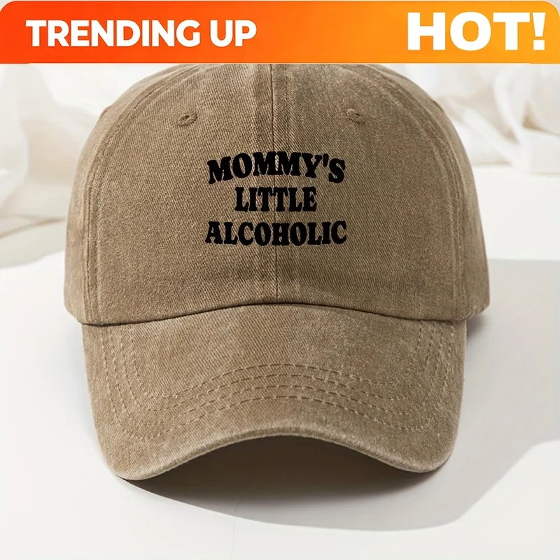 Customization A Vintage Washed Baseball Cap In A Single Pack - Featuring The Print 