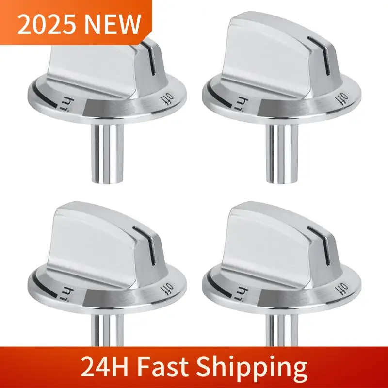 

2025 Trend 4 PCS Upgrade 5304525746 Long Stem Stove Knobs Replacements, Compatible With Gas Stove Range Oven Knobs