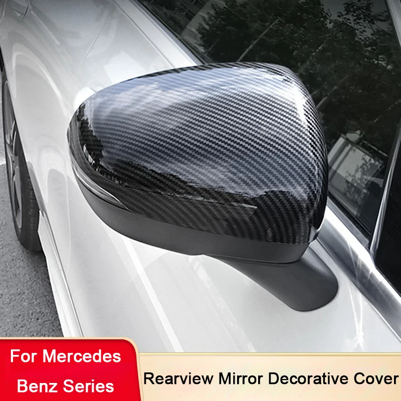 

Car Rear View Mirror Trim Cover Case Protective Shell For Mercedes Benz W206 W214 W205 W213 X253 X254 W177 H247 X247 EQA EQB EQC