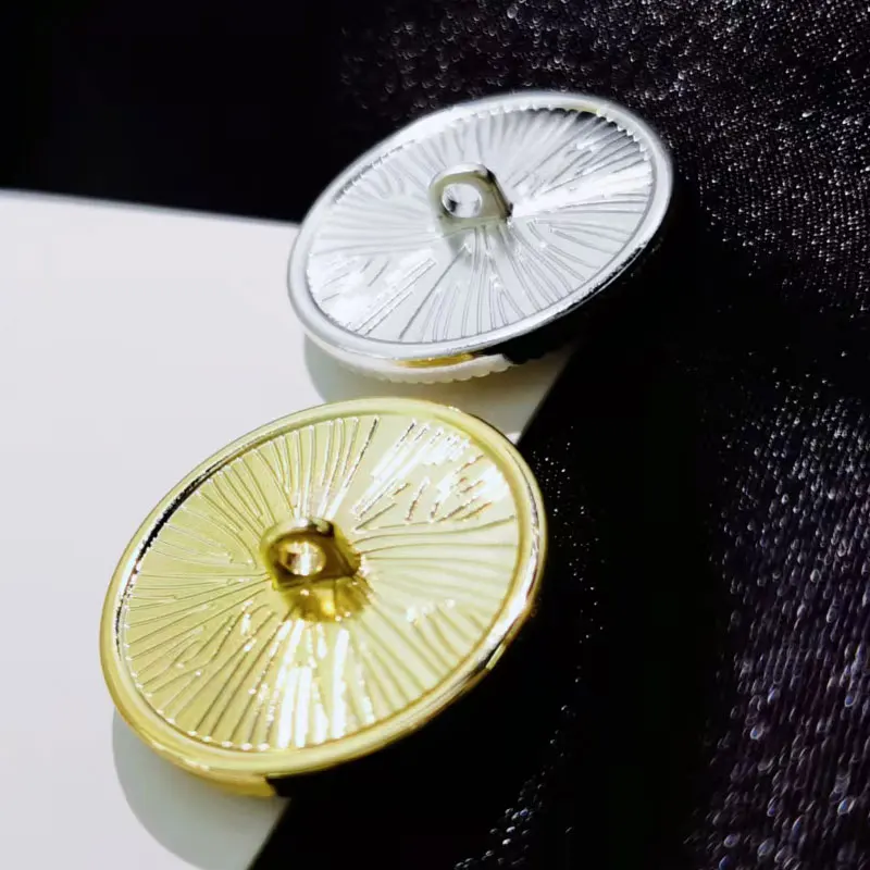 Vintage-Strass-Metallknöpfe, luxuriöser Diamant-Mantel, Jacke, Anzug, Windjacke, Kleidung, dekorative Knöpfe für Damen, 6 Stück – Detail 4