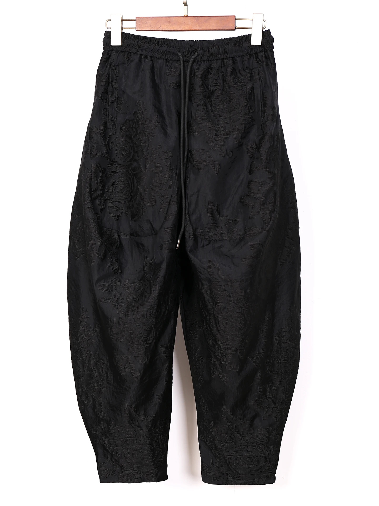 

Модные мужские повседневные брюки в стиле Харадзюку, весенне-осенние свободные брюки-фонари, индивидуальные брюки с вырезами, модный бренд