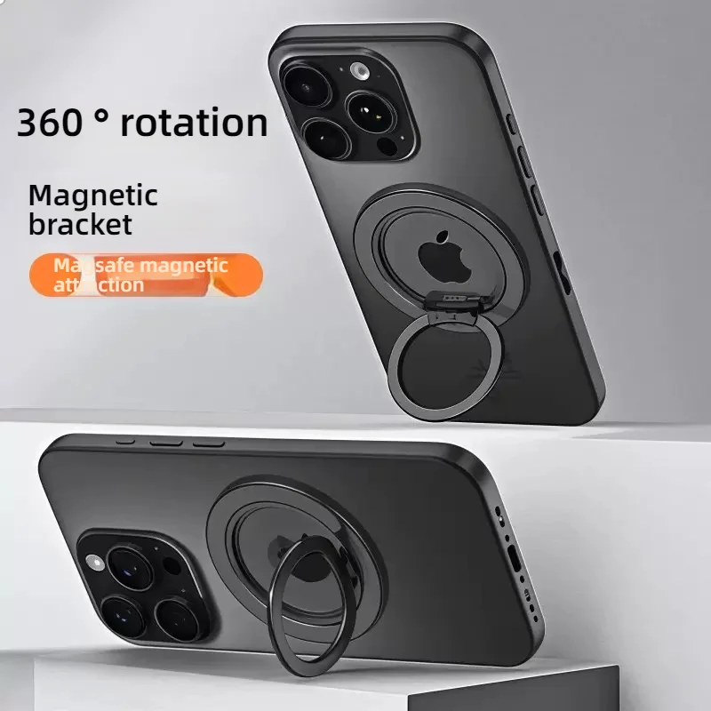 CX-2 Suporte magnético para telefone Suporte giratório 360 para telefone Suporte dobrável para telefone com anel de metal