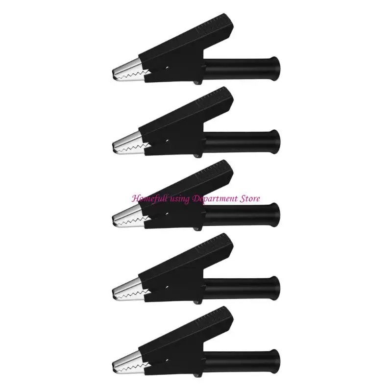  5 Pack Test Clips with Metal Contact for Temporary Wire Service