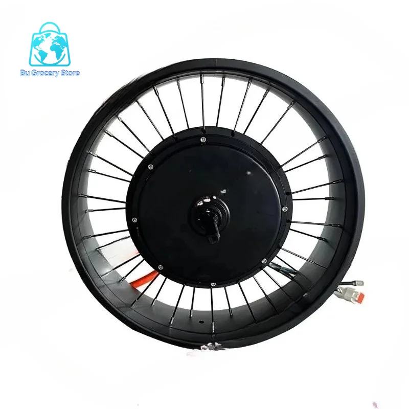20Inchx4.0 Fat Tire Electric Wheel 72V3000W 5000W QS 205 V3/V4 50H 150mm Dropout Electric Bike Wheel Electric Wheel Strap 1S
