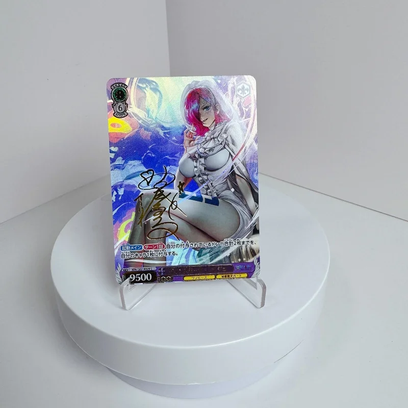 

ONE PIECE Boa·Hancock Nico Robin Diy Настольная игра Боевая карта Самоконтроль Коллекционная подпись Торговая флэш-карта Аниме Мультфильм Подарок