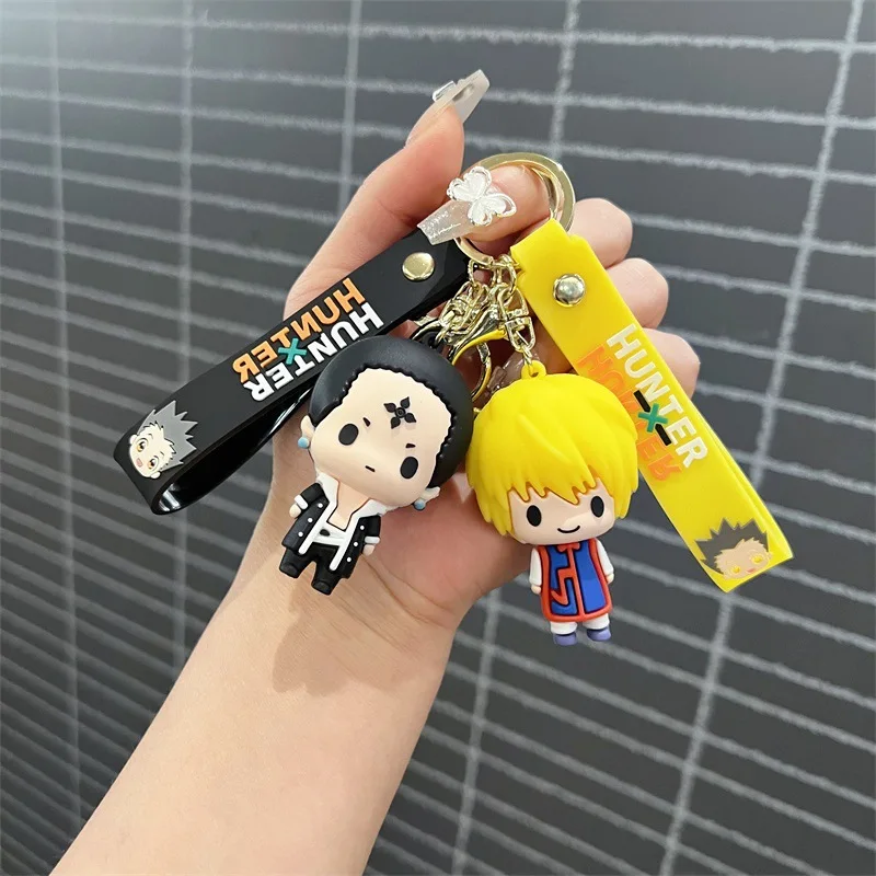 Animation Derivatives Creative Cartoon Key Chain GON·FREECSS Killua Zoldyck Kurapika Hisoka Pendant Brithday Gift for Friend