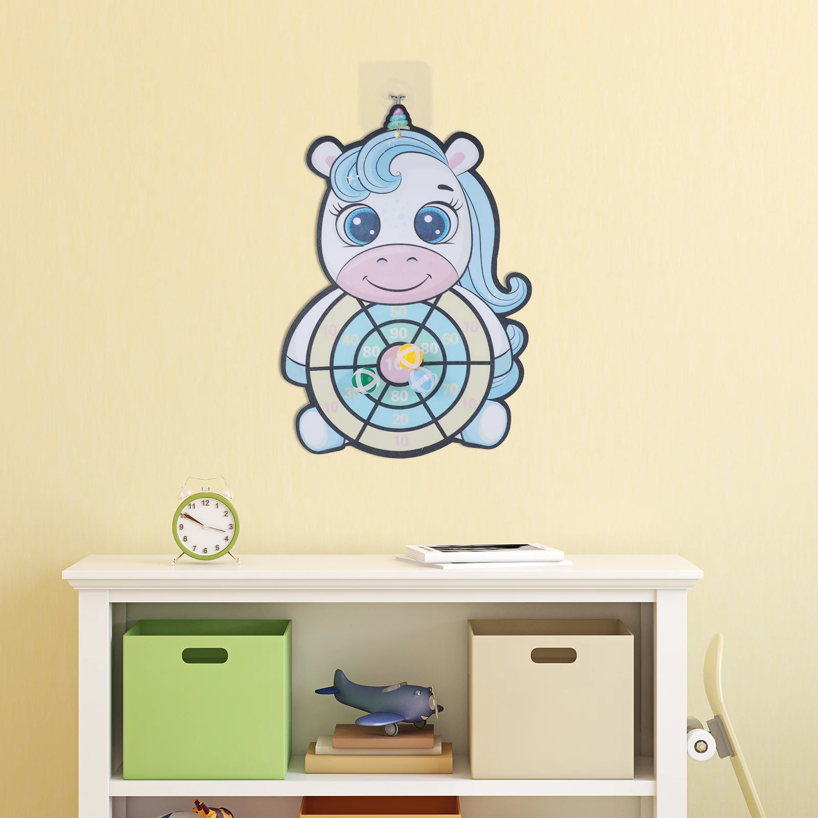 Zestaw do rzucania lepkimi piłeczkami na tarczę dla dzieci - zabawna gra edukacyjna z lepkimi piłeczkami