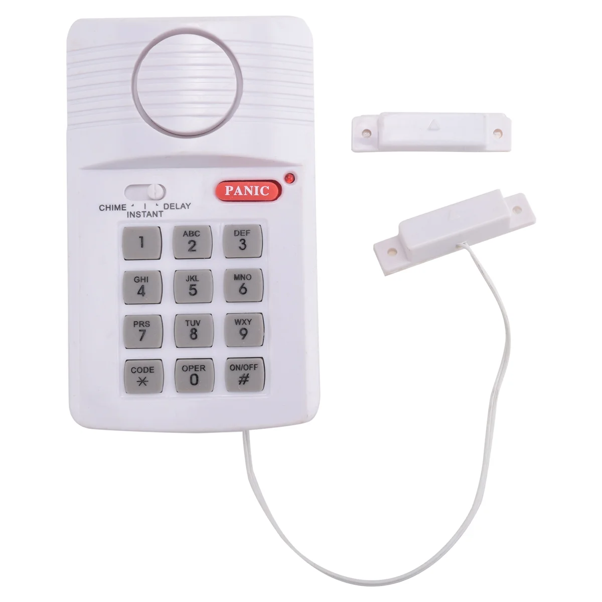 Loud Wireless Door Alarm Security Pin Panic Keypad for Home Office Garage Shed YDH