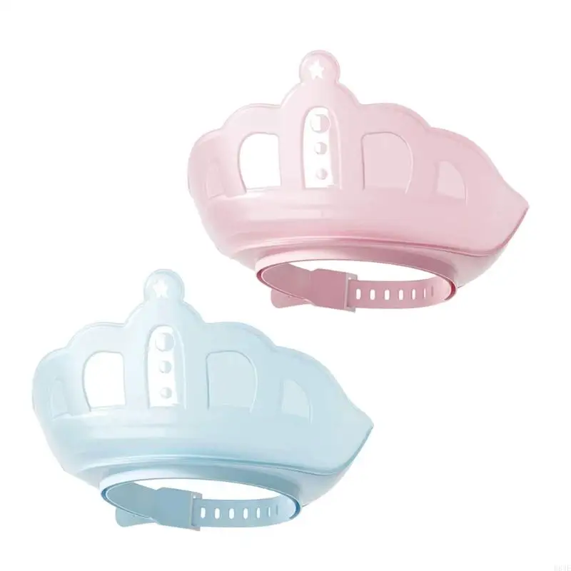 

Leakproof Kids Bath Hat Adjustable User Friendly Multiple Fun Pattern Easy Wear