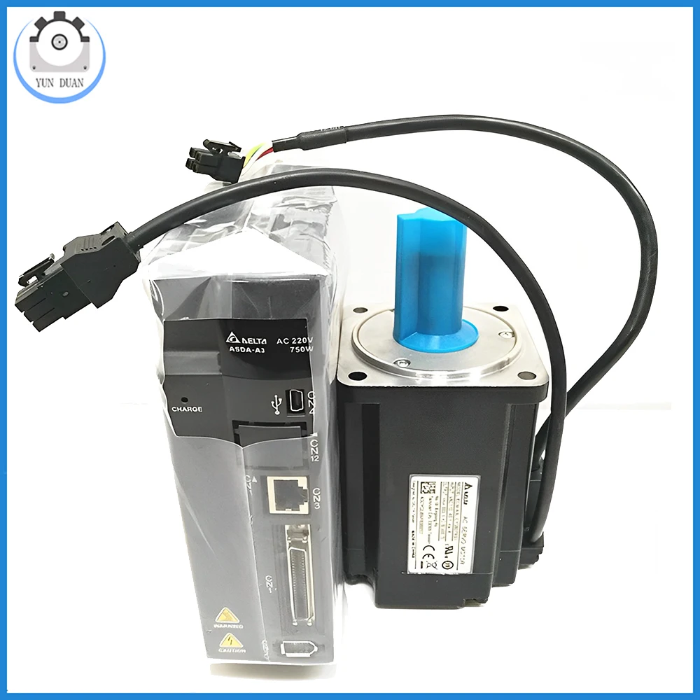 DELTA AC Servo 750W A3 Series 2.4Nm 3000rpm 80MM flange ASD-A3-0721-L/M/F+ECM-A3L-CY0807RS1 24bit Absolute encoder CANopen RS485