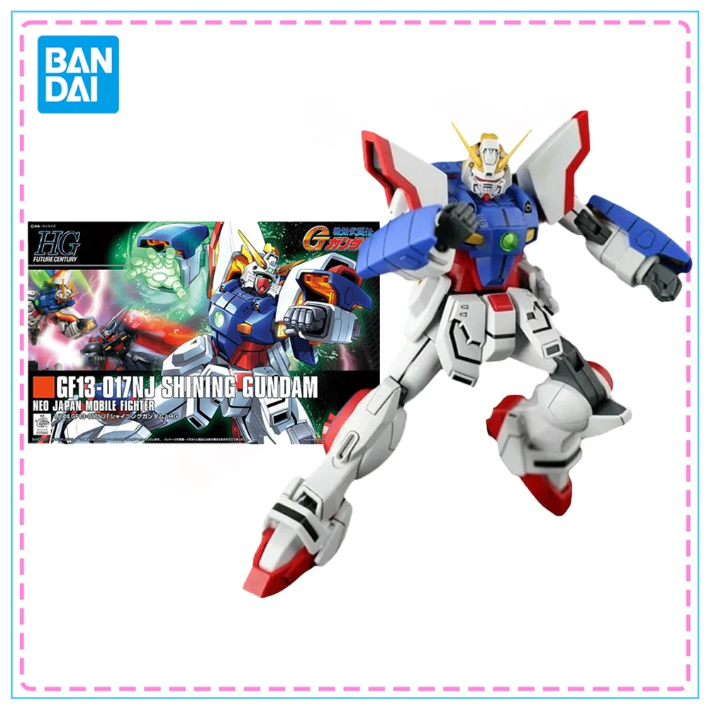 

Bandai HGUC GF13-017NJ Оригинальная фигурка Gundam Shining Gundam Фигурки Коллекция Модель Аниме Фигурка для игрушек Подарки