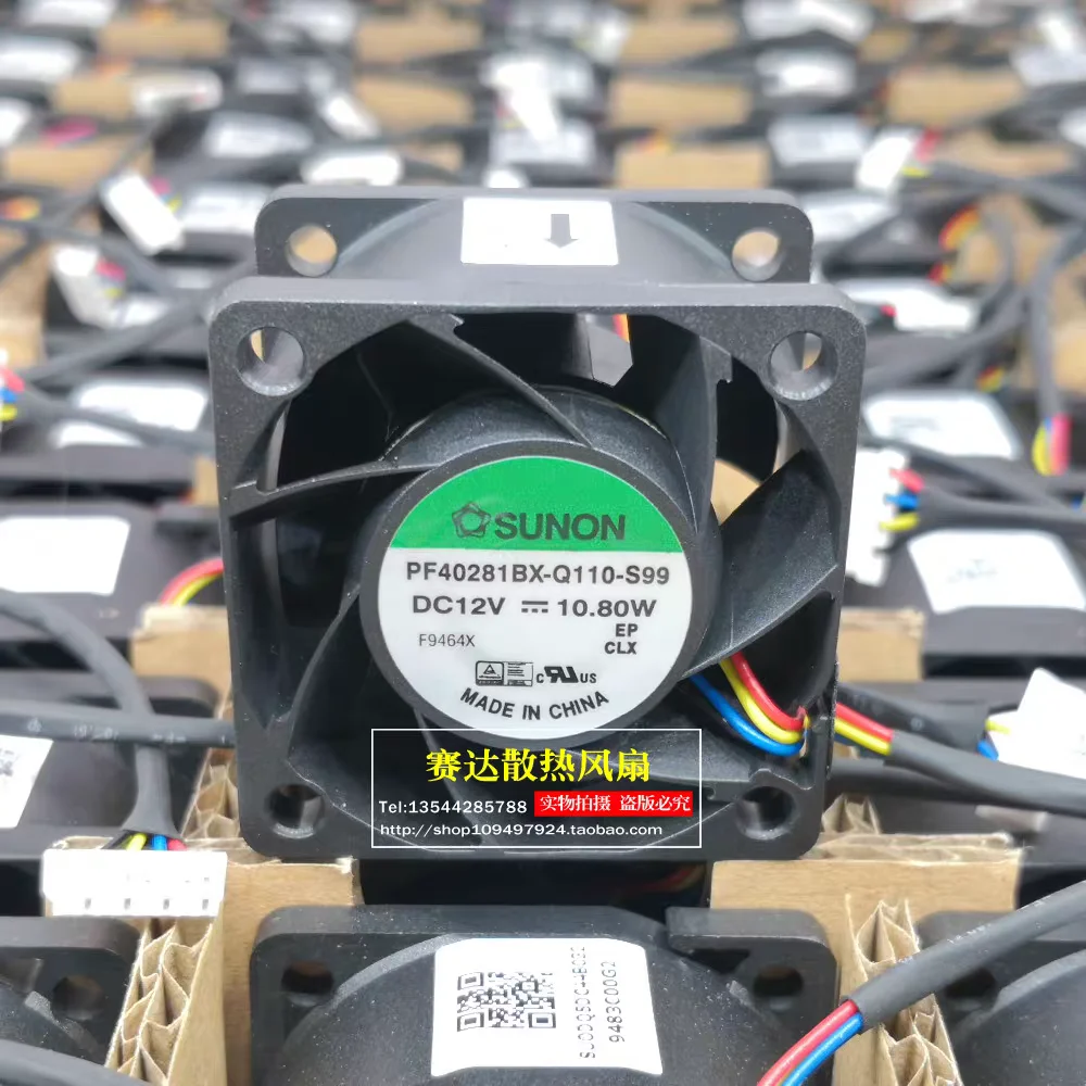 

Newly-built quasi-sunon402812v10.8w pf40281bx-q110-s99pwm cooling fan.