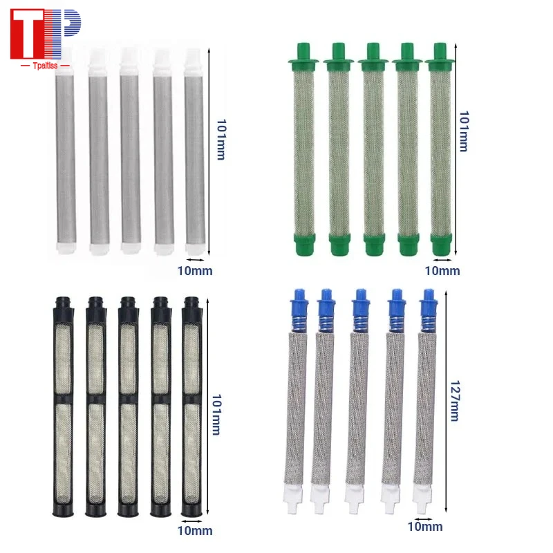 Tpaitlss 5PCS Airless Spray Gun Filter Repair Tools 60 Mesh Airless Spray Machine Accessories Gun Filter for Various Models