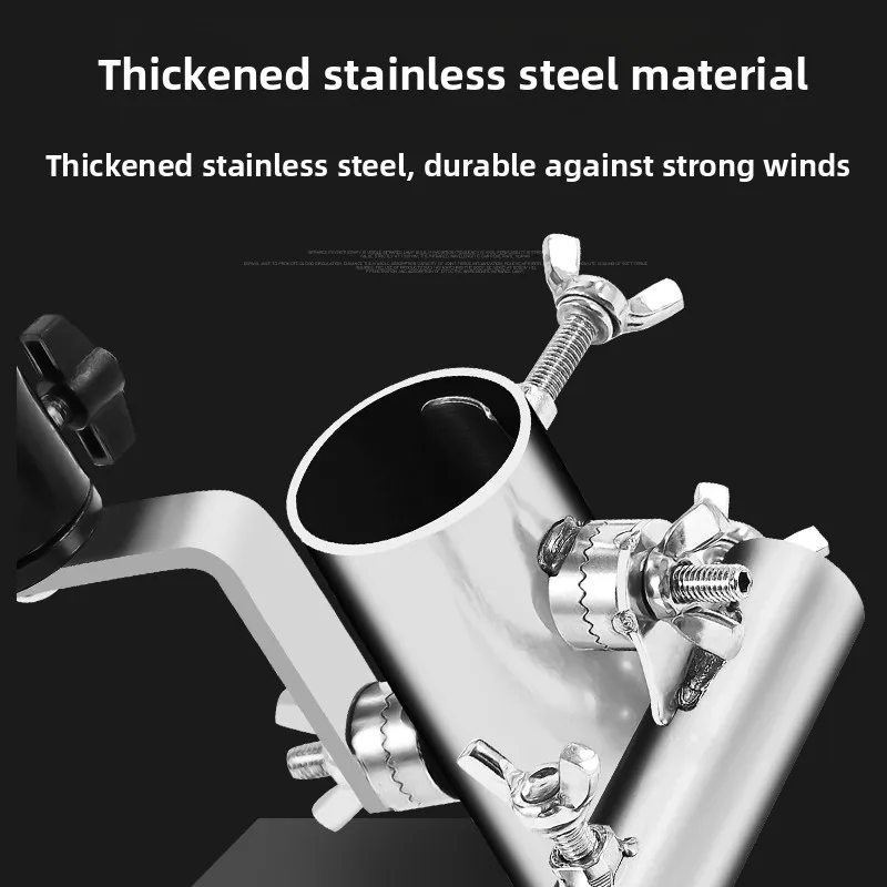 

Stainl Steel Fiing Platform Stand Thiened Two-In-One Lamp Holder Fi Guard Universal Fiing Pole Braet Accories
