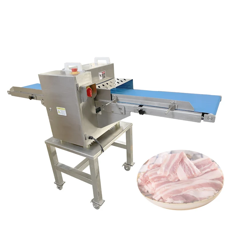 Automatic Fresh Meat Slicing Machine Chicken Duck Goose Cutting Machine Beef Mutton Shredded Chunks Machine