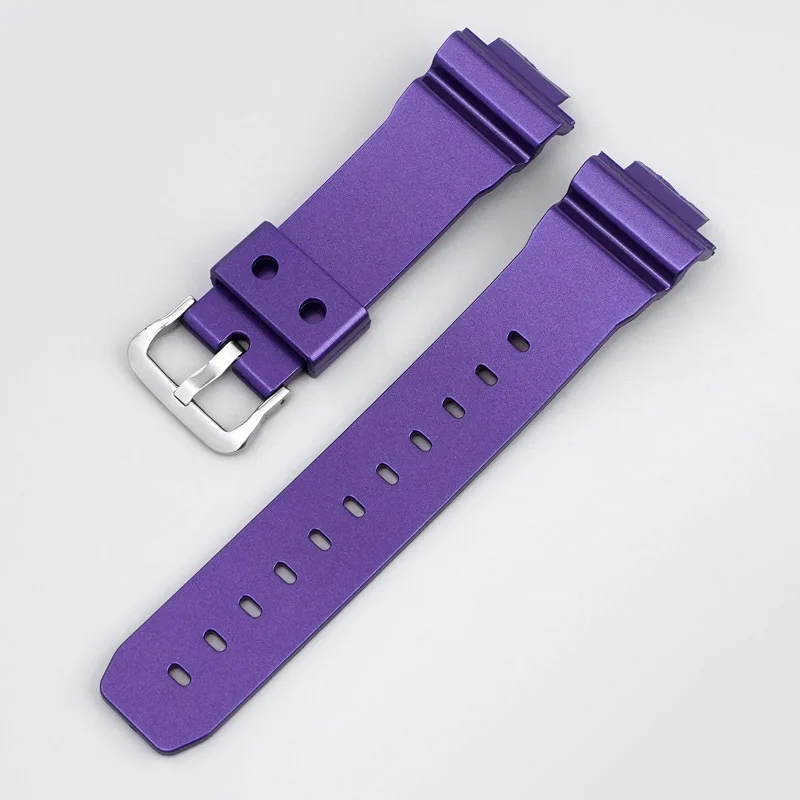 Parelmoer Olie Riem Voor Casio GA2100 DW5600 DW6900 Serie Wrist Band GLS-5600 GLX-5600 GW-B5600 Hars Waterdicht Band 16Mm
