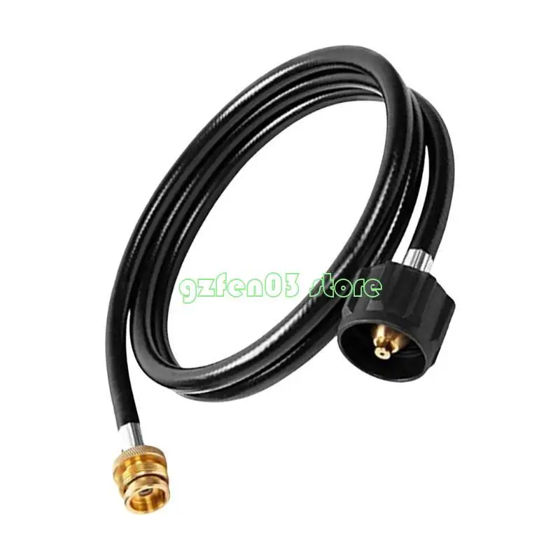 

W0YC Flexible 6 ft Propane Tanks Converter Hose For Outdoor Cooking Barbecue Appliance