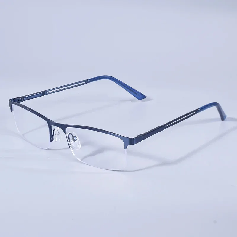 Leichte Halbrahmen-Lesebrille mit Blaulichtfilter für Altersweitsichtigkeit, Dioptrien +1,0+1,25+1,5+1,75+2,0+2,25+2,5+2,75+3,0+4,0 – Detail 9