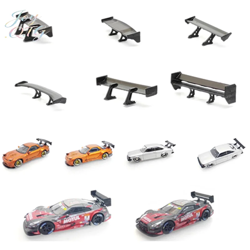 Bestseller 1:64 Automodell Heckspoiler Mini-Flügel Kleines Modell DIY Auto-Tuning-Teil für Modellauto-Rennfahrzeug Spielzeug