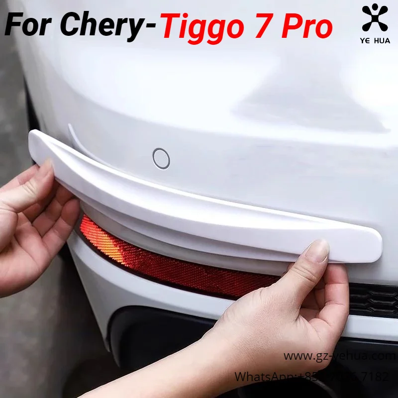

Chery Tiggo 7 2020 2023 Car front bumper strip Anti collision strip stickers Car Accessories Protection strip Automobiles Parts