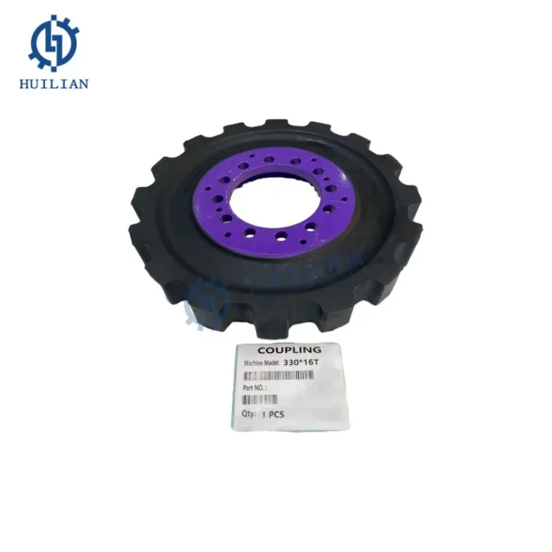 

330-16T Excavator Spare Parts Rubber Coupling Assy Flexible Hydraulic Pump Shaft Coupling