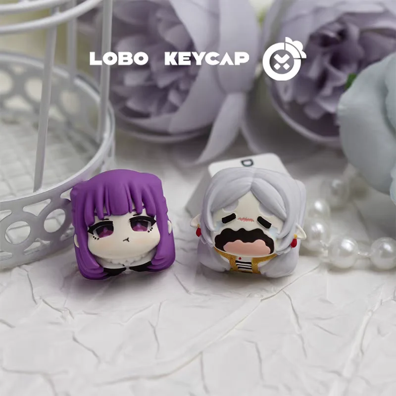 

NEW Frieren Key Caps Anime Handmade Keyboard Keycaps Custom Fern Resin Keycaps for Mechanical Keyboard Accessories MX Switches