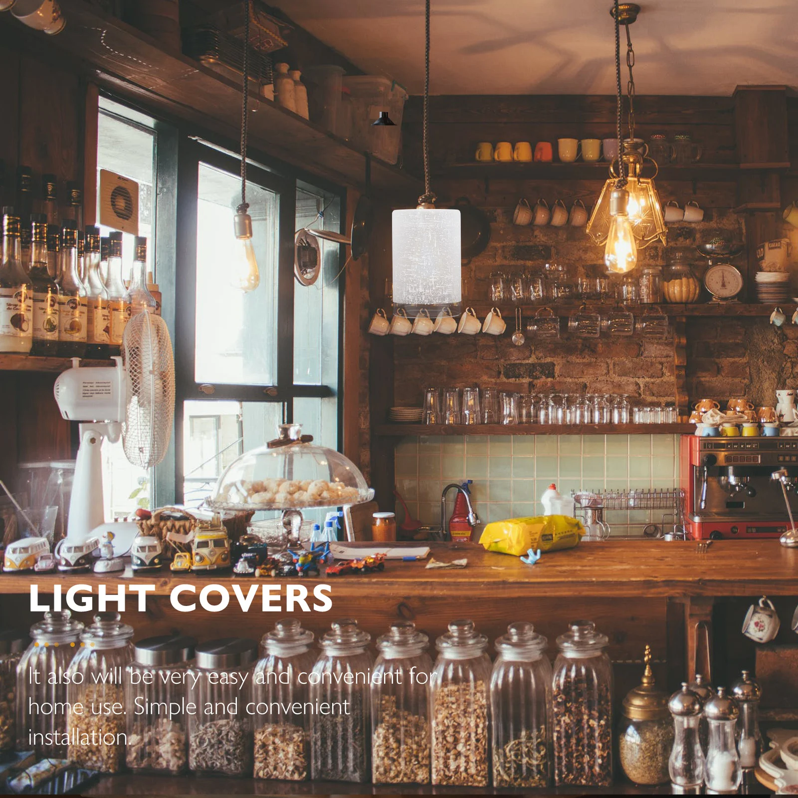 

Glass Lamp Shade 4.2cm Opening Modern Cylindrical Indoor Light Cover Household Lamp Shade Ceiling Lighting Fixtures Replacement