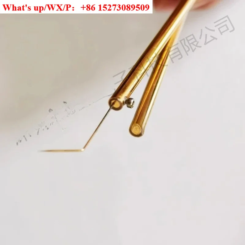 (1PCS) Anti deflection 100fA three-axis probe rod high-frequency test probe table crystal round probe fixture TRC-50-1