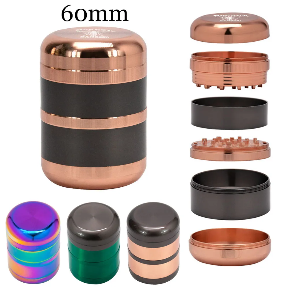 HORNET Zinc Alloy Crusher  60mm 6 Piece Crusher  Accessories