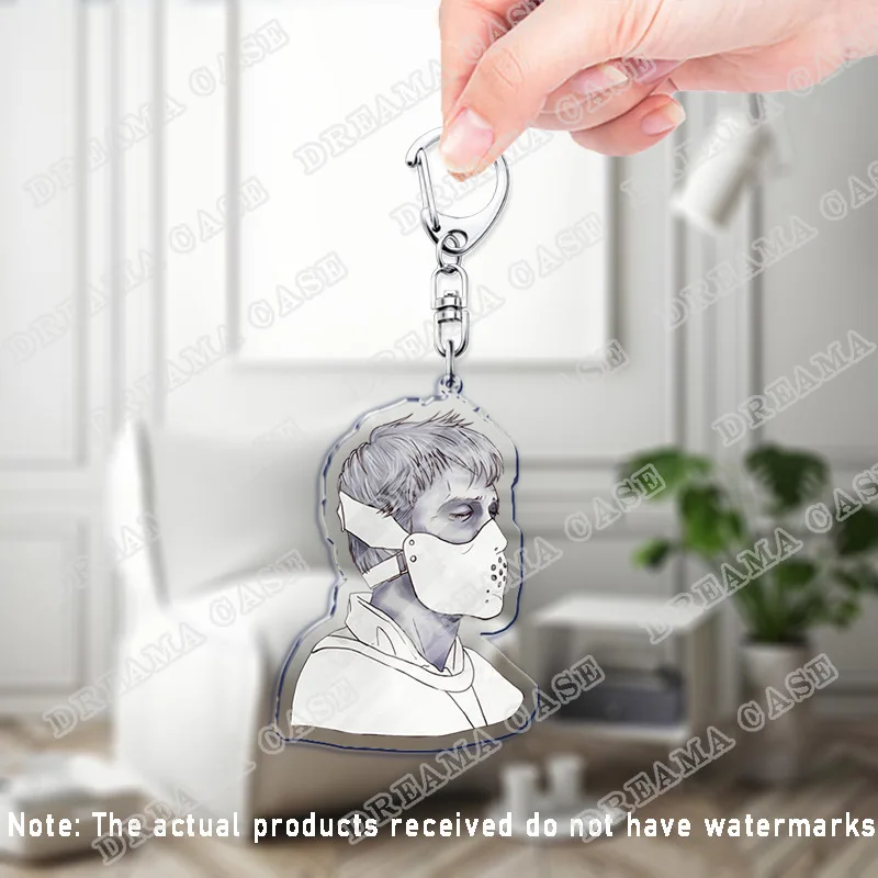 شخصية كرتونية هانيبال المفاتيح اكسسوارات حقيبة سحر لعبة سلاسل المفاتيح Keyrings مجوهرات Dottore المشجعين الأصدقاء هدية