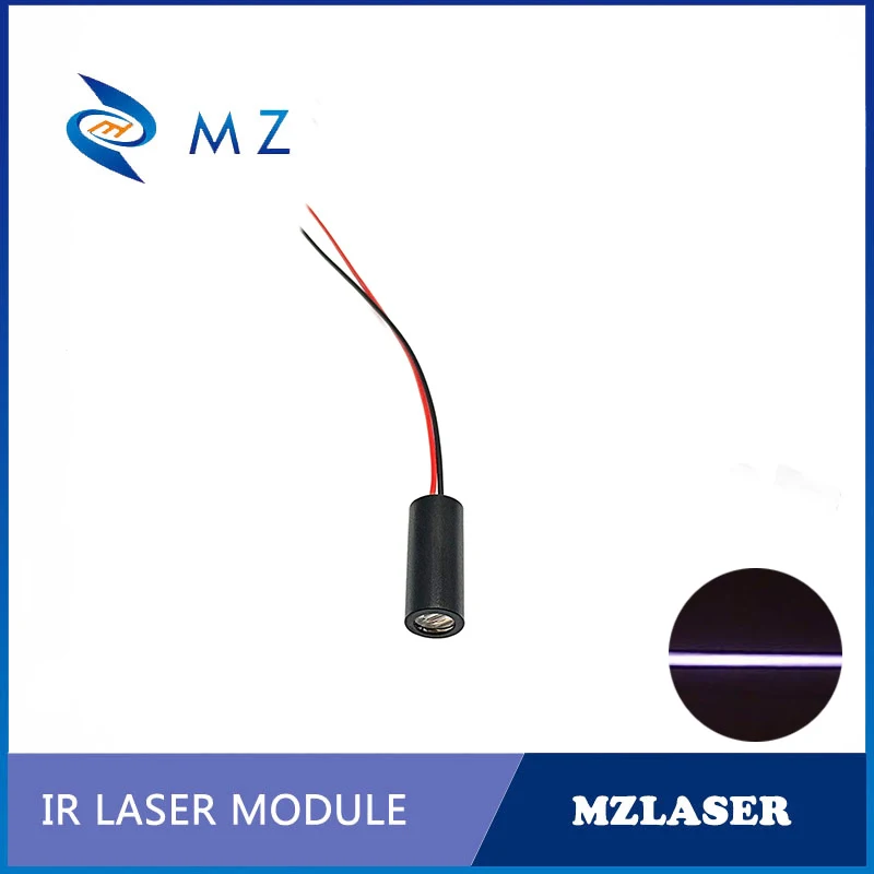Modulo Laser linea IR 9mm 780nm 5mw obiettivo PMMA modello di circuito CW di azionamento APC di grado industriale