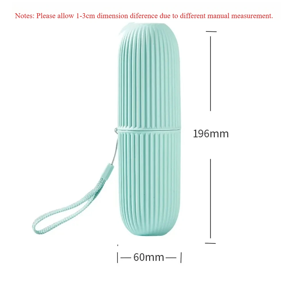 1pc Portable Toothbrush Cup Bathroom Toothpaste Holder Storage Case Box Organizer Travel Toiletries Storage Cup New Creative image 3