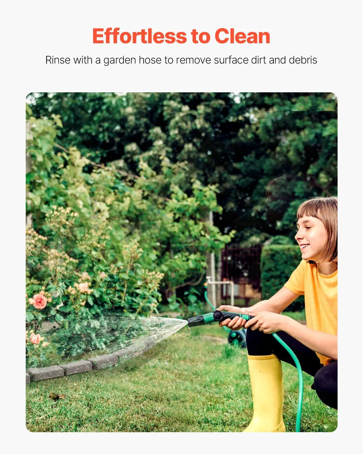 حواف المناظر الطبيعية من الحجر الصناعي مقاس 46.4 × 2.2 بوصة تصميم الطوب المرن مع مسامير مرساة لحديقة الحديقة وحدود الممر #5