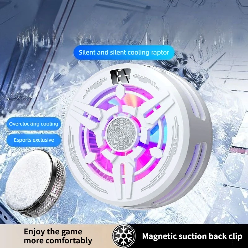 

Magnetic Semiconductor Phone Cooler High Power Fast Cooling Radiator Gaming Heatsink for Universal Mobile Smartphones Cellphones