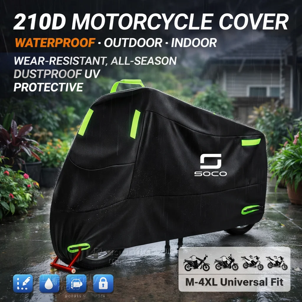 

For Super Soco CPx CUmini CUx TC 50 TC Max Wanderer TCMax Motorcycle Cover Waterproof Outdoor Scooter UV Protector Rain Cover