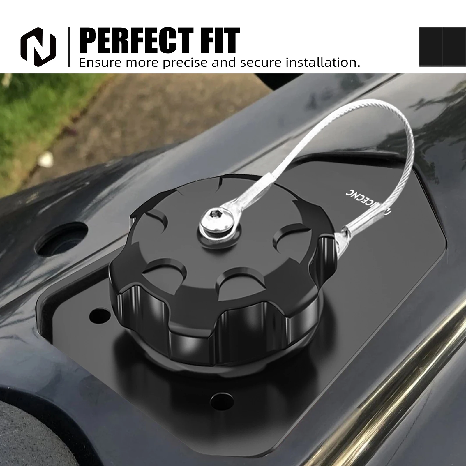Motorcycle Rear Fuel Tank Cap Fuel Filler Neck Cover for KTM 690 SMC 690 SMCR 690 Enduro 690 Enduro R 2019-2021 2022 2023 2024 view 2