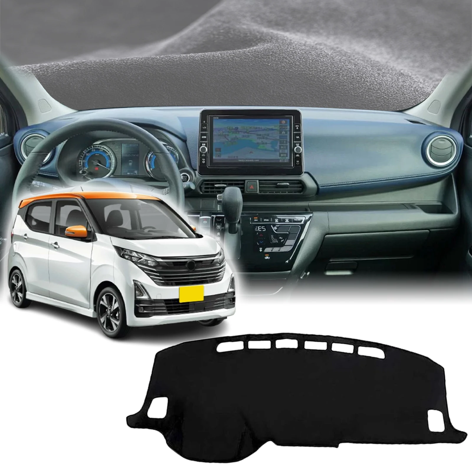 

for Nissan Dayz B40 for Mitsubishi EK 2019-2025 Dashmat DashMat Sunshade Dashboard Cover Pad Protective Carpet Car Accessories
