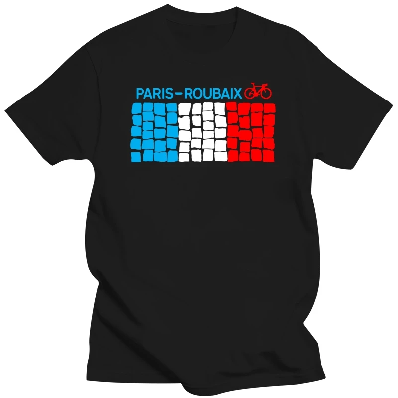 Men T shirt Paris Roubaix Cobbled Flag s Cotton Casual O-Neck Shirt funny t-shirt novelty tshirt women