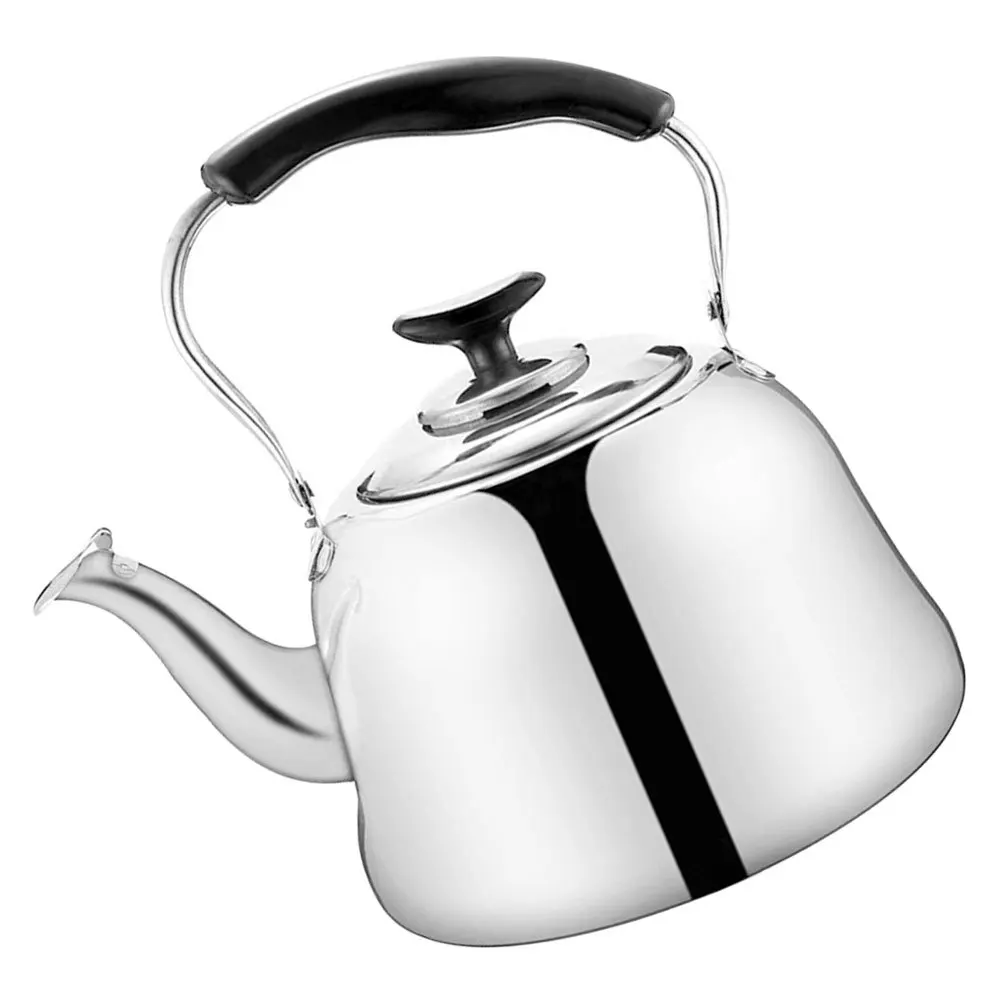 

1Pcs Stainless Steel Whistling Teakettle Tea Pot Tea Strainer Anti-Scalding Handle Household Portable Kettle Home Cafe Hotel Use