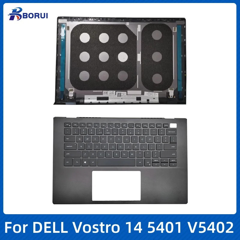 New Laptop Cover Case For DELL Vostro 14 5401 V5402 LCD Back Cover/US Keyboard Palmrest Upper Case/ 02H8GP 03J9MW Screen Cover