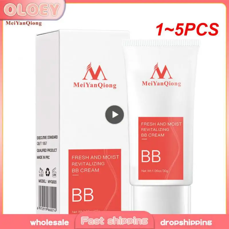 MeiYanQiong crema BB revitalizante fresca y húmeda maquillaje cuidado facial blanqueamiento base compacta corrector TSLM1