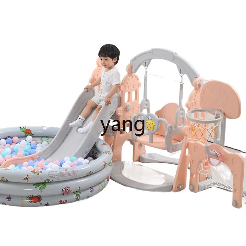 CX Slide Children's Indoor Family Kindergarten Baby Ocean Ball Pool Swing Two-in-One